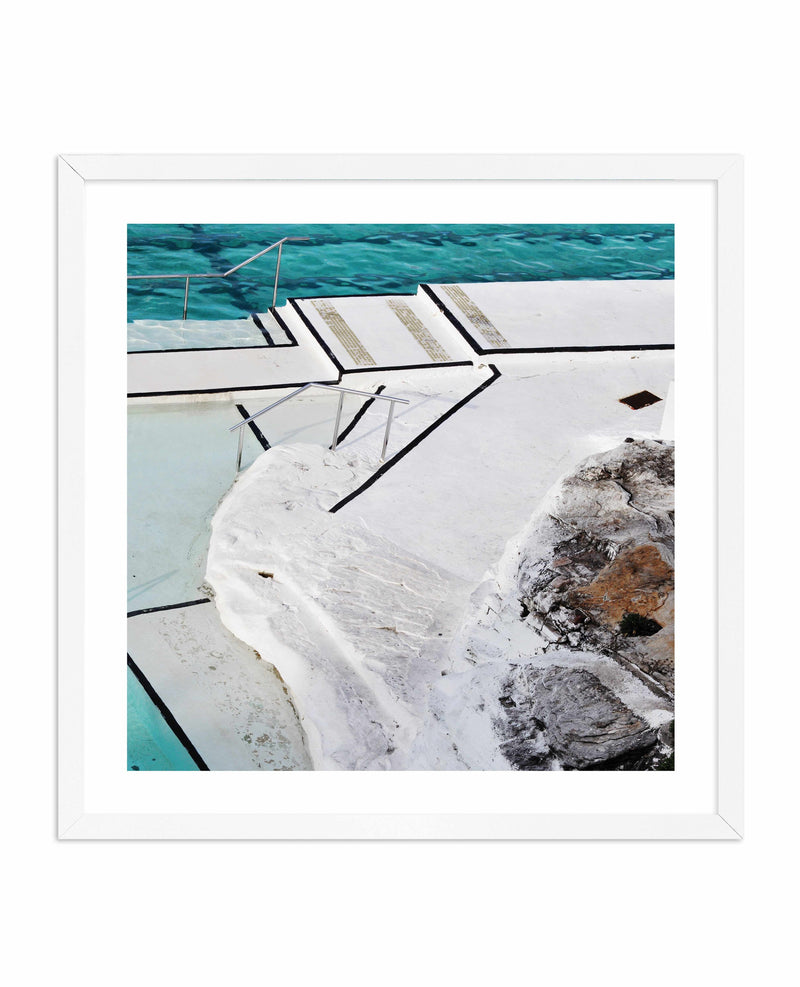 Bondi Etapes | SQ Art Print-PRINT-Olive et Oriel-Olive et Oriel-70x70 cm | 27.5" x 27.5"-White-With White Border-Buy-Australian-Art-Prints-Online-with-Olive-et-Oriel-Your-Artwork-Specialists-Austrailia-Decorate-With-Coastal-Photo-Wall-Art-Prints-From-Our-Beach-House-Artwork-Collection-Fine-Poster-and-Framed-Artwork