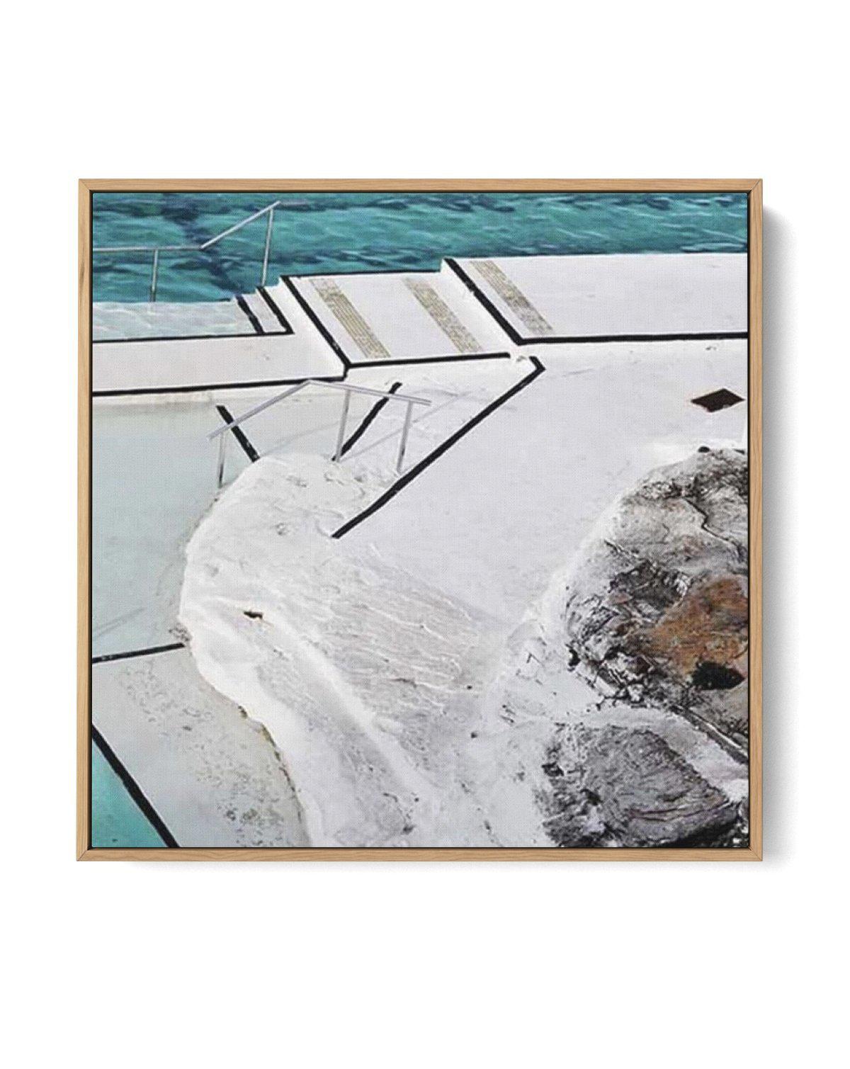 Bondi Etapes SQ | Framed Canvas-CANVAS-You can shop wall art online with Olive et Oriel for everything from abstract art to fun kids wall art. Our beautiful modern art prints and canvas art are available from large canvas prints to wall art paintings and our proudly Australian artwork collection offers only the highest quality framed large wall art and canvas art Australia - You can buy fashion photography prints or Hampton print posters and paintings on canvas from Olive et Oriel and have them 