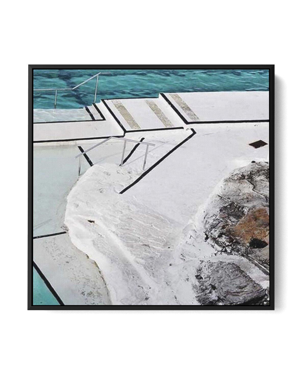 Bondi Etapes SQ | Framed Canvas-CANVAS-You can shop wall art online with Olive et Oriel for everything from abstract art to fun kids wall art. Our beautiful modern art prints and canvas art are available from large canvas prints to wall art paintings and our proudly Australian artwork collection offers only the highest quality framed large wall art and canvas art Australia - You can buy fashion photography prints or Hampton print posters and paintings on canvas from Olive et Oriel and have them 