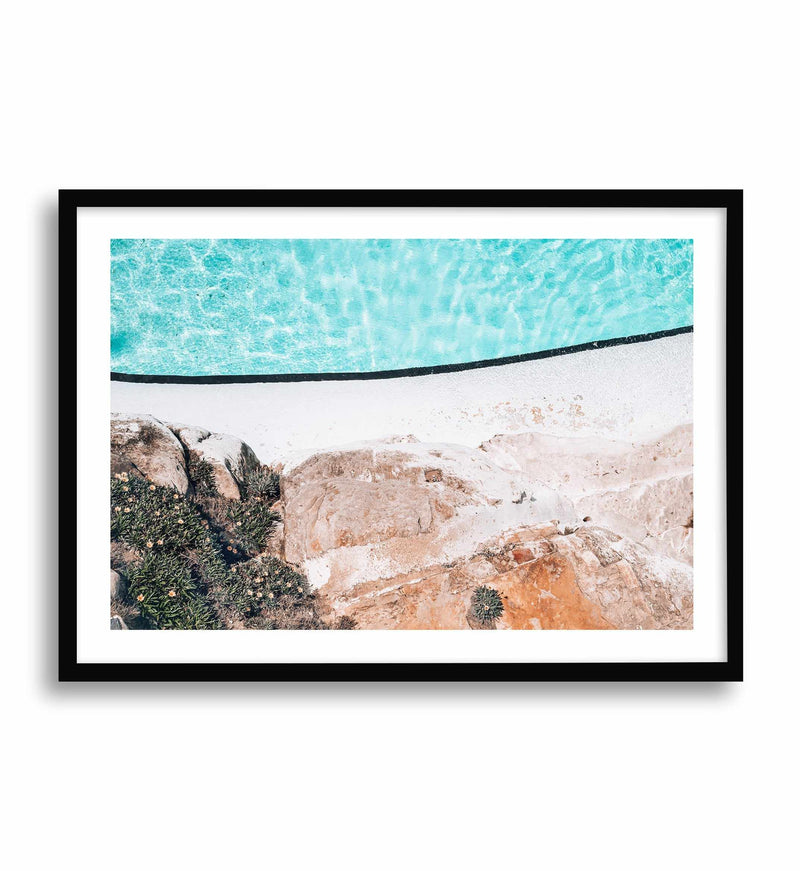 Bondi Icebergs In Bloom Art Print-PRINT-Olive et Oriel-Olive et Oriel-A4 | 8.3" x 11.7" | 21 x 29.7cm-Black-With White Border-Buy-Australian-Art-Prints-Online-with-Olive-et-Oriel-Your-Artwork-Specialists-Austrailia-Decorate-With-Coastal-Photo-Wall-Art-Prints-From-Our-Beach-House-Artwork-Collection-Fine-Poster-and-Framed-Artwork