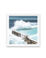 Bondi Icebergs SQ Art Print-PRINT-Olive et Oriel-Olive et Oriel-70x70 cm | 27.5" x 27.5"-White-With White Border-Buy-Australian-Art-Prints-Online-with-Olive-et-Oriel-Your-Artwork-Specialists-Austrailia-Decorate-With-Coastal-Photo-Wall-Art-Prints-From-Our-Beach-House-Artwork-Collection-Fine-Poster-and-Framed-Artwork