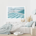 Bondi In Blue | LS Art Print-PRINT-Olive et Oriel-Olive et Oriel-Buy-Australian-Art-Prints-Online-with-Olive-et-Oriel-Your-Artwork-Specialists-Austrailia-Decorate-With-Coastal-Photo-Wall-Art-Prints-From-Our-Beach-House-Artwork-Collection-Fine-Poster-and-Framed-Artwork