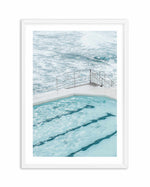 Bondi In Blue I Art Print-PRINT-Olive et Oriel-Olive et Oriel-A4 | 8.3" x 11.7" | 21 x 29.7cm-White-With White Border-Buy-Australian-Art-Prints-Online-with-Olive-et-Oriel-Your-Artwork-Specialists-Austrailia-Decorate-With-Coastal-Photo-Wall-Art-Prints-From-Our-Beach-House-Artwork-Collection-Fine-Poster-and-Framed-Artwork