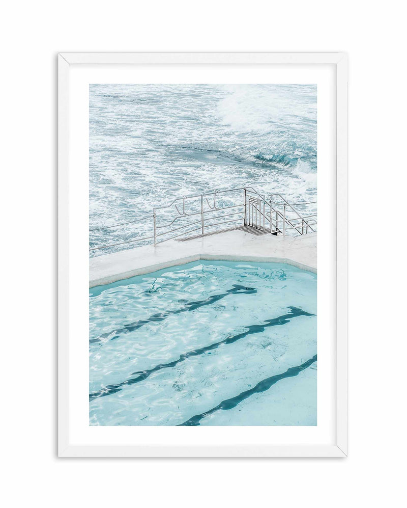 Bondi In Blue I Art Print-PRINT-Olive et Oriel-Olive et Oriel-A4 | 8.3" x 11.7" | 21 x 29.7cm-White-With White Border-Buy-Australian-Art-Prints-Online-with-Olive-et-Oriel-Your-Artwork-Specialists-Austrailia-Decorate-With-Coastal-Photo-Wall-Art-Prints-From-Our-Beach-House-Artwork-Collection-Fine-Poster-and-Framed-Artwork