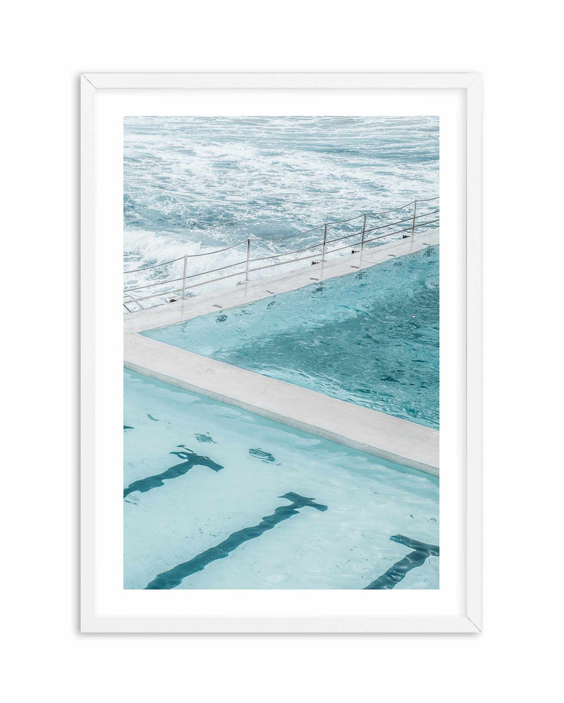 Bondi In Blue II Art Print-PRINT-Olive et Oriel-Olive et Oriel-A4 | 8.3" x 11.7" | 21 x 29.7cm-White-With White Border-Buy-Australian-Art-Prints-Online-with-Olive-et-Oriel-Your-Artwork-Specialists-Austrailia-Decorate-With-Coastal-Photo-Wall-Art-Prints-From-Our-Beach-House-Artwork-Collection-Fine-Poster-and-Framed-Artwork