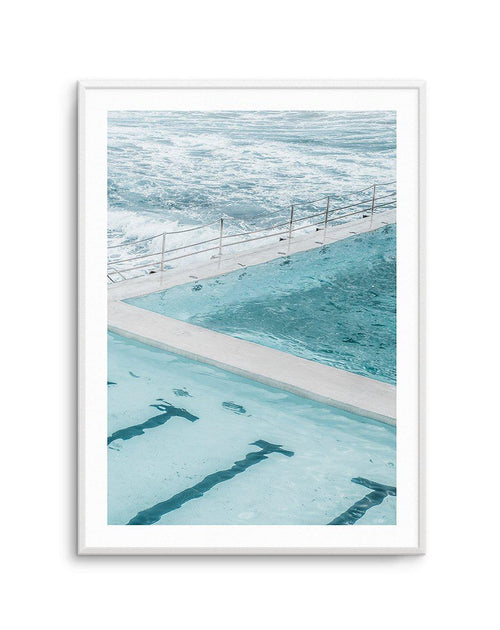 Bondi In Blue II Art Print-PRINT-Olive et Oriel-Olive et Oriel-A4 | 8.3" x 11.7" | 21 x 29.7cm-Unframed Art Print-With White Border-Buy-Australian-Art-Prints-Online-with-Olive-et-Oriel-Your-Artwork-Specialists-Austrailia-Decorate-With-Coastal-Photo-Wall-Art-Prints-From-Our-Beach-House-Artwork-Collection-Fine-Poster-and-Framed-Artwork