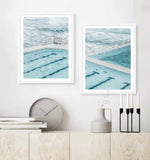 Bondi In Blue II Art Print-PRINT-Olive et Oriel-Olive et Oriel-Buy-Australian-Art-Prints-Online-with-Olive-et-Oriel-Your-Artwork-Specialists-Austrailia-Decorate-With-Coastal-Photo-Wall-Art-Prints-From-Our-Beach-House-Artwork-Collection-Fine-Poster-and-Framed-Artwork