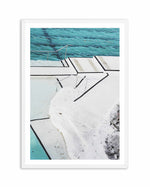 Bondi Pool View Art Print-PRINT-Olive et Oriel-Olive et Oriel-A5 | 5.8" x 8.3" | 14.8 x 21cm-White-With White Border-Buy-Australian-Art-Prints-Online-with-Olive-et-Oriel-Your-Artwork-Specialists-Austrailia-Decorate-With-Coastal-Photo-Wall-Art-Prints-From-Our-Beach-House-Artwork-Collection-Fine-Poster-and-Framed-Artwork