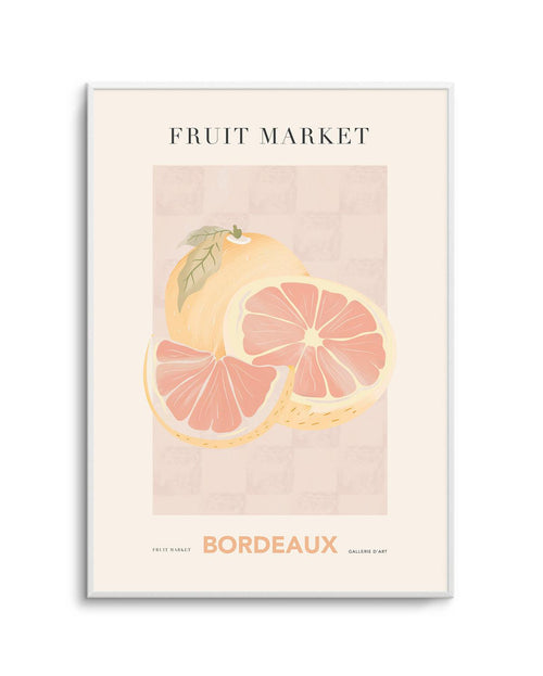 Fruit Market Bordeaux Art Print-PRINT-Olive et Oriel-Olive et Oriel-Buy-Australian-Art-Prints-Online-with-Olive-et-Oriel-Your-Artwork-Specialists-Austrailia-Decorate-With-Coastal-Photo-Wall-Art-Prints-From-Our-Beach-House-Artwork-Collection-Fine-Poster-and-Framed-Artwork
