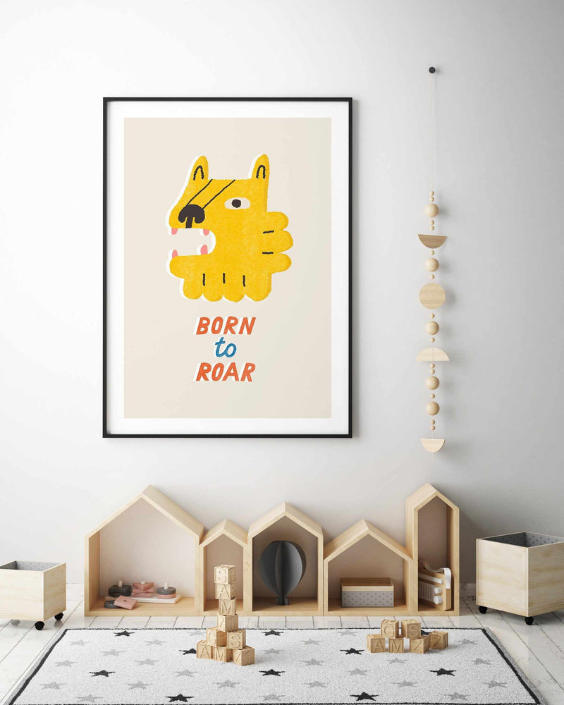 Born to Roar Art Print-PRINT-Olive et Oriel-Olive et Oriel-Buy-Australian-Art-Prints-Online-with-Olive-et-Oriel-Your-Artwork-Specialists-Austrailia-Decorate-With-Coastal-Photo-Wall-Art-Prints-From-Our-Beach-House-Artwork-Collection-Fine-Poster-and-Framed-Artwork