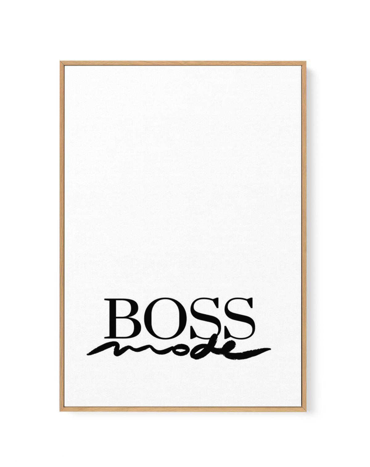 Boss Mode | Framed Canvas-CANVAS-You can shop wall art online with Olive et Oriel for everything from abstract art to fun kids wall art. Our beautiful modern art prints and canvas art are available from large canvas prints to wall art paintings and our proudly Australian artwork collection offers only the highest quality framed large wall art and canvas art Australia - You can buy fashion photography prints or Hampton print posters and paintings on canvas from Olive et Oriel and have them delive