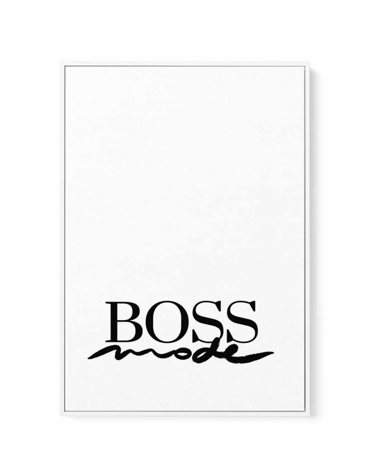 Boss Mode | Framed Canvas-CANVAS-You can shop wall art online with Olive et Oriel for everything from abstract art to fun kids wall art. Our beautiful modern art prints and canvas art are available from large canvas prints to wall art paintings and our proudly Australian artwork collection offers only the highest quality framed large wall art and canvas art Australia - You can buy fashion photography prints or Hampton print posters and paintings on canvas from Olive et Oriel and have them delive