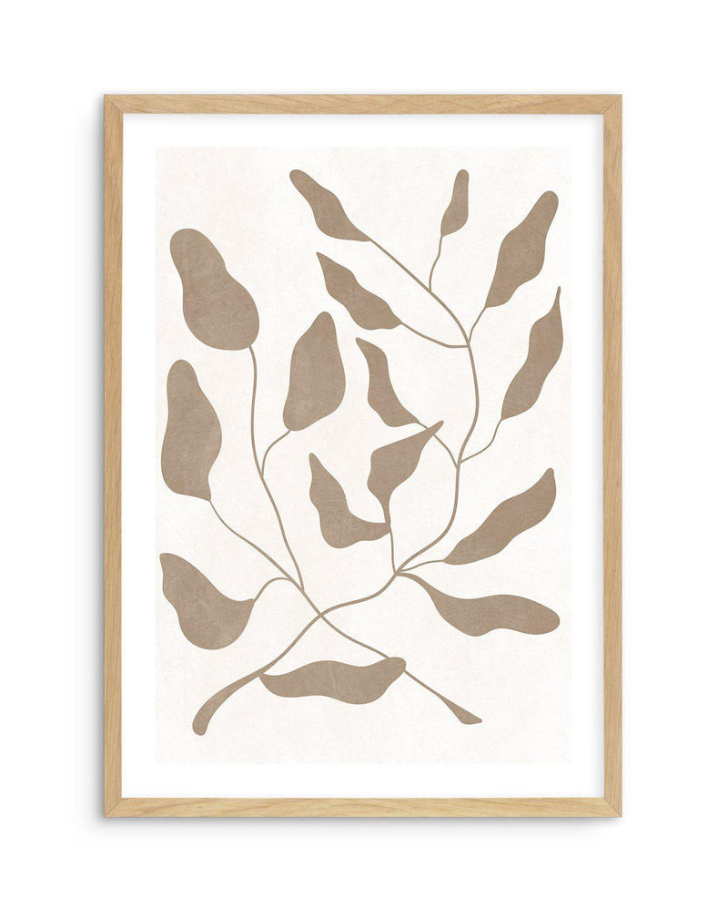 Botanica I in Bronze Art Print-PRINT-Olive et Oriel-Olive et Oriel-A5 | 5.8" x 8.3" | 14.8 x 21cm-Oak-With White Border-Buy-Australian-Art-Prints-Online-with-Olive-et-Oriel-Your-Artwork-Specialists-Austrailia-Decorate-With-Coastal-Photo-Wall-Art-Prints-From-Our-Beach-House-Artwork-Collection-Fine-Poster-and-Framed-Artwork