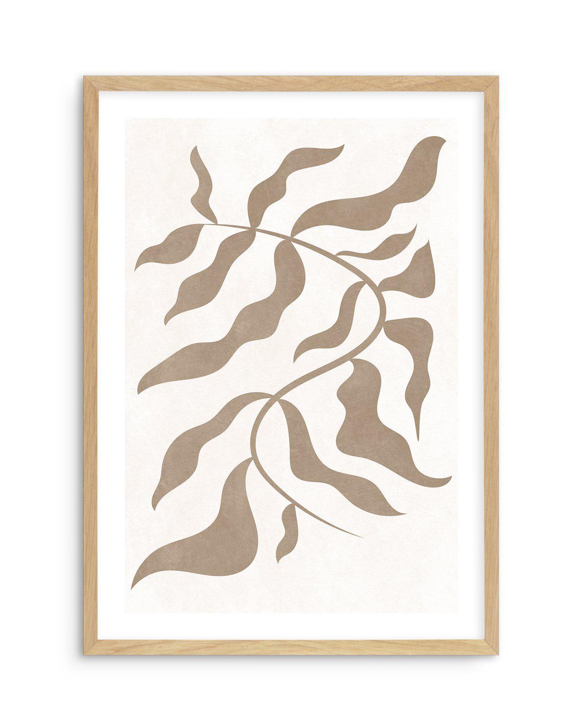 Botanica II in Bronze Art Print-PRINT-Olive et Oriel-Olive et Oriel-A5 | 5.8" x 8.3" | 14.8 x 21cm-Oak-With White Border-Buy-Australian-Art-Prints-Online-with-Olive-et-Oriel-Your-Artwork-Specialists-Austrailia-Decorate-With-Coastal-Photo-Wall-Art-Prints-From-Our-Beach-House-Artwork-Collection-Fine-Poster-and-Framed-Artwork