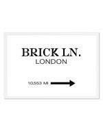 Brick Lane, London Art Print-PRINT-Olive et Oriel-Olive et Oriel-A5 | 5.8" x 8.3" | 14.8 x 21cm-White-With White Border-Buy-Australian-Art-Prints-Online-with-Olive-et-Oriel-Your-Artwork-Specialists-Austrailia-Decorate-With-Coastal-Photo-Wall-Art-Prints-From-Our-Beach-House-Artwork-Collection-Fine-Poster-and-Framed-Artwork