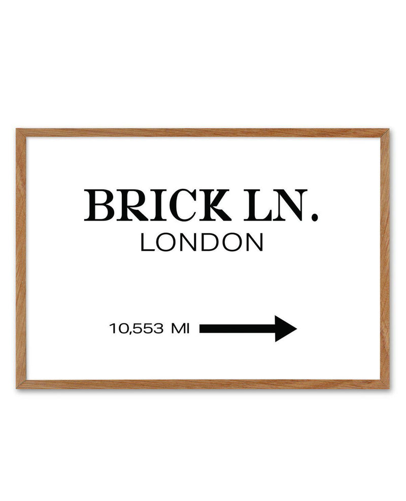 Brick Lane, London Art Print-PRINT-Olive et Oriel-Olive et Oriel-Buy-Australian-Art-Prints-Online-with-Olive-et-Oriel-Your-Artwork-Specialists-Austrailia-Decorate-With-Coastal-Photo-Wall-Art-Prints-From-Our-Beach-House-Artwork-Collection-Fine-Poster-and-Framed-Artwork