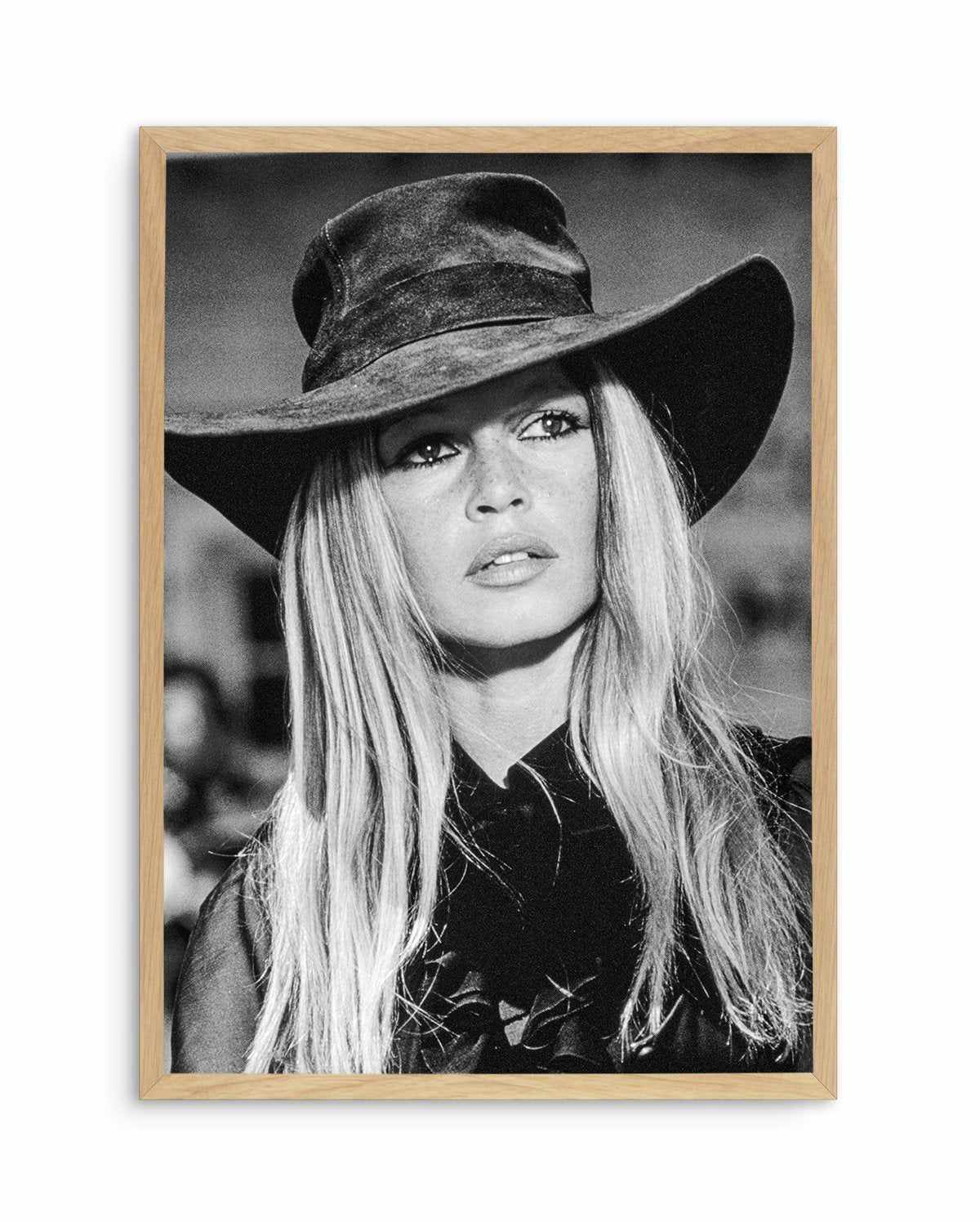 Brigitte Bardot II Art Print-PRINT-Olive et Oriel-Olive et Oriel-A5 | 5.8" x 8.3" | 14.8 x 21cm-Oak-With White Border-Buy-Australian-Art-Prints-Online-with-Olive-et-Oriel-Your-Artwork-Specialists-Austrailia-Decorate-With-Coastal-Photo-Wall-Art-Prints-From-Our-Beach-House-Artwork-Collection-Fine-Poster-and-Framed-Artwork