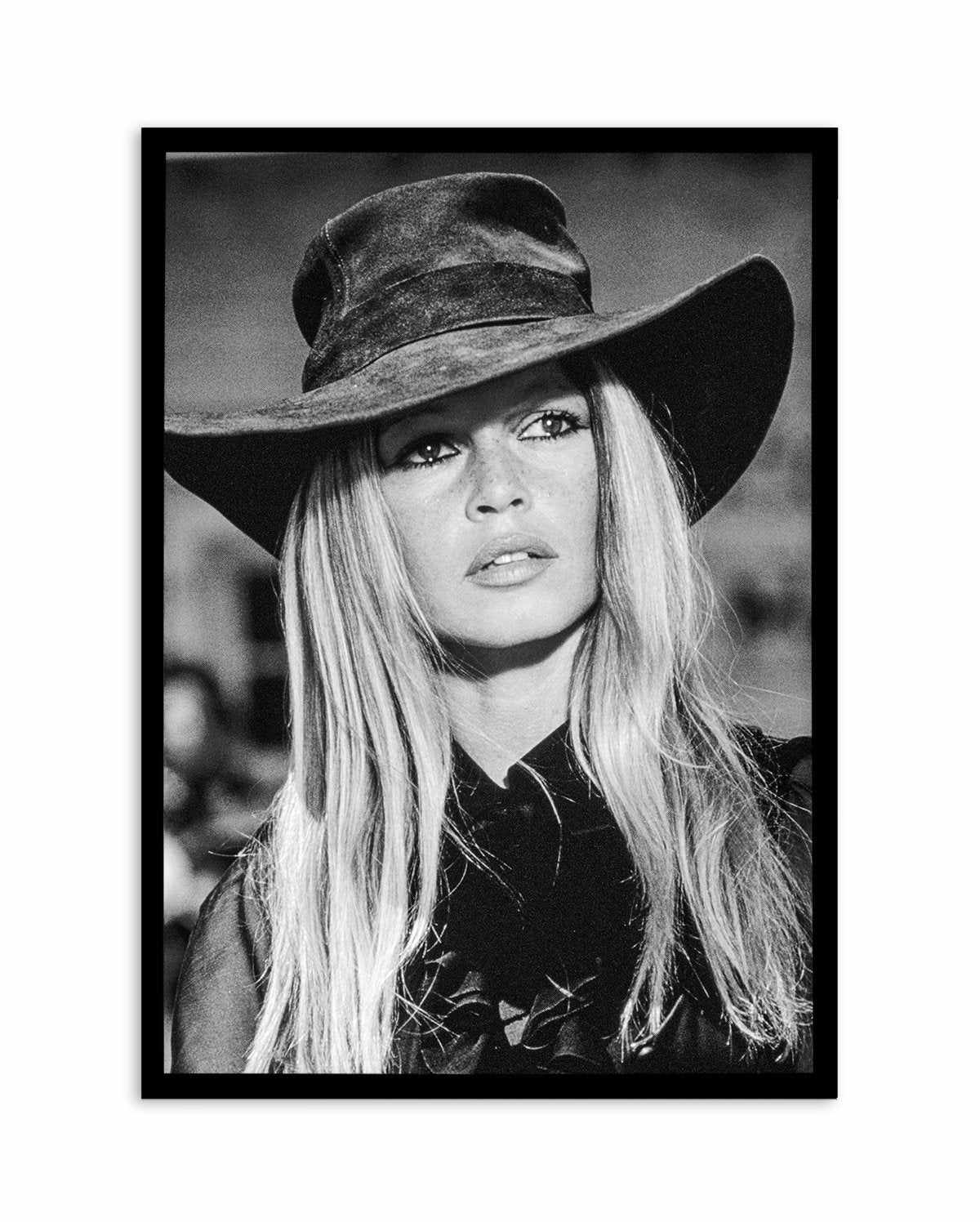 Brigitte Bardot II Art Print-PRINT-Olive et Oriel-Olive et Oriel-A5 | 5.8" x 8.3" | 14.8 x 21cm-Black-With White Border-Buy-Australian-Art-Prints-Online-with-Olive-et-Oriel-Your-Artwork-Specialists-Austrailia-Decorate-With-Coastal-Photo-Wall-Art-Prints-From-Our-Beach-House-Artwork-Collection-Fine-Poster-and-Framed-Artwork