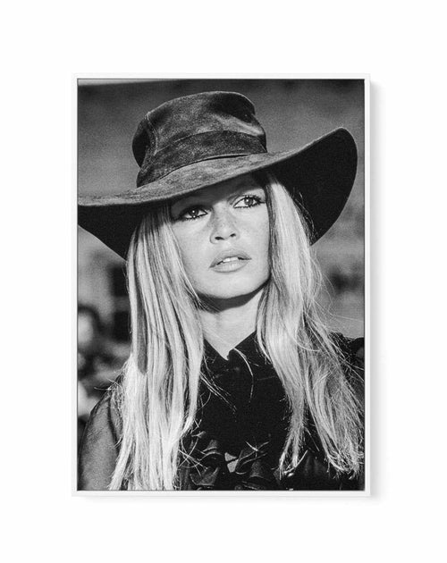 Brigitte Bardot II | Framed Canvas-CANVAS-You can shop wall art online with Olive et Oriel for everything from abstract art to fun kids wall art. Our beautiful modern art prints and canvas art are available from large canvas prints to wall art paintings and our proudly Australian artwork collection offers only the highest quality framed large wall art and canvas art Australia - You can buy fashion photography prints or Hampton print posters and paintings on canvas from Olive et Oriel and have th