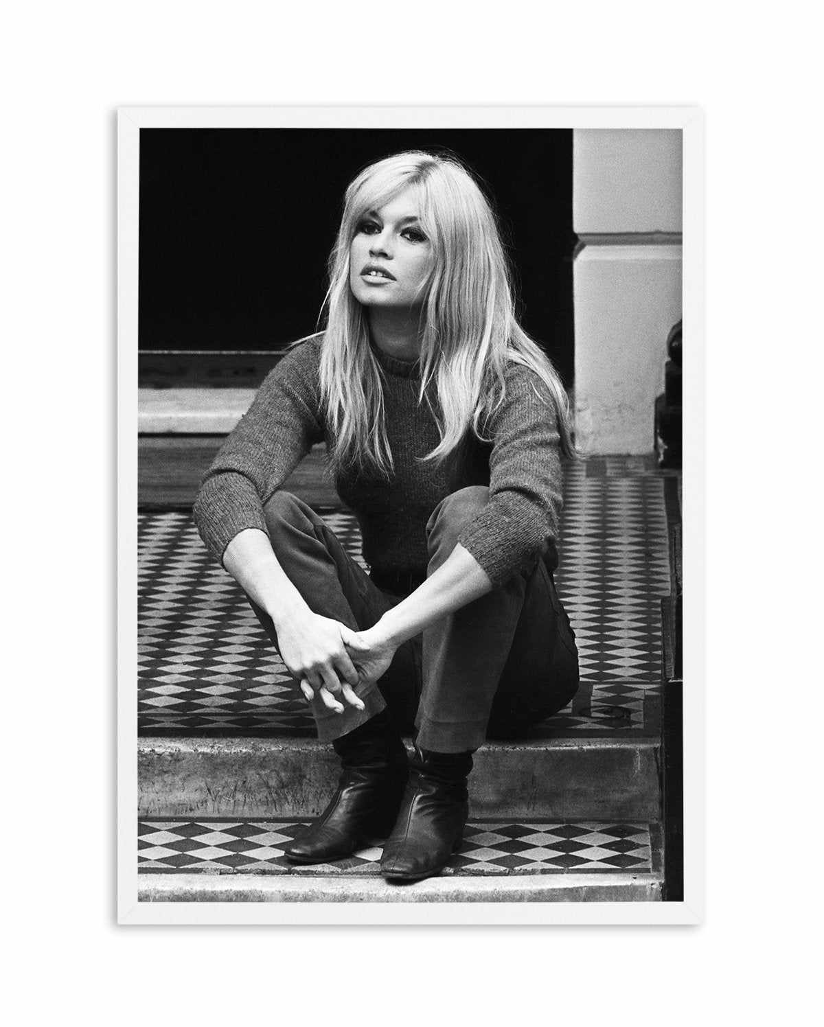 Brigitte Bardot IV Art Print-PRINT-Olive et Oriel-Olive et Oriel-A5 | 5.8" x 8.3" | 14.8 x 21cm-White-With White Border-Buy-Australian-Art-Prints-Online-with-Olive-et-Oriel-Your-Artwork-Specialists-Austrailia-Decorate-With-Coastal-Photo-Wall-Art-Prints-From-Our-Beach-House-Artwork-Collection-Fine-Poster-and-Framed-Artwork