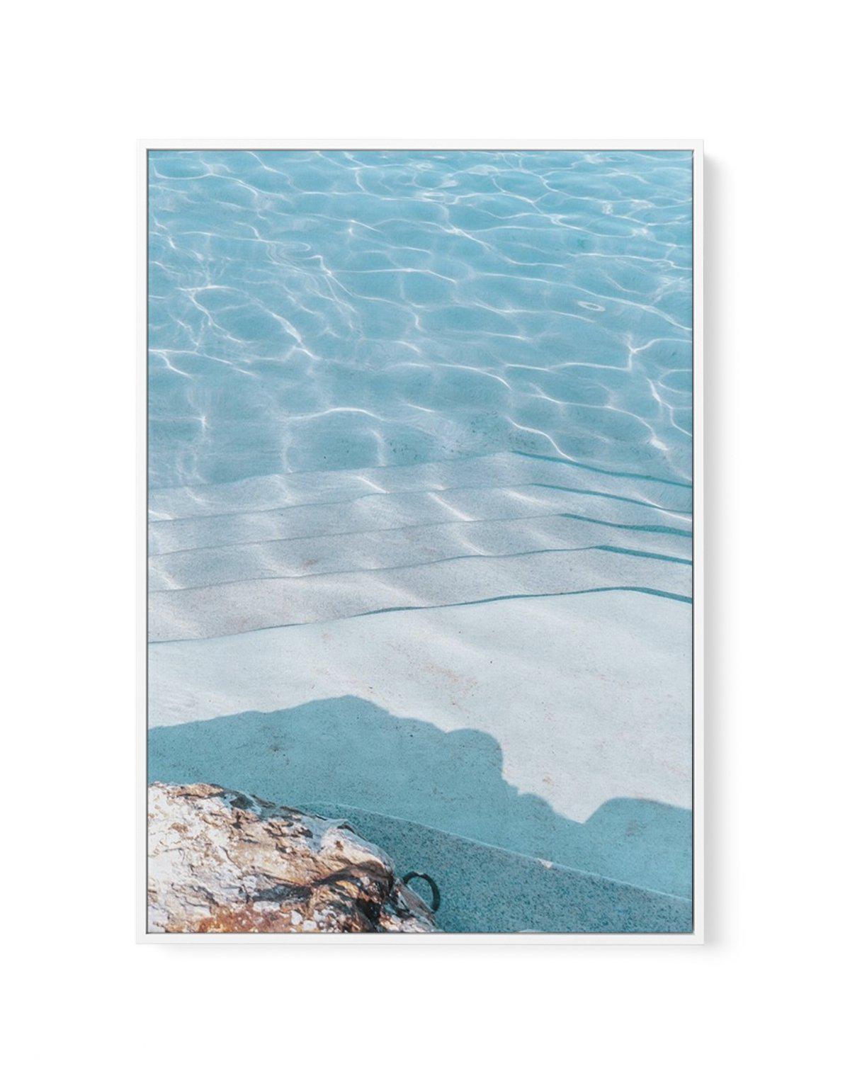 Bronte Pool Abstract II | Framed Canvas-CANVAS-You can shop wall art online with Olive et Oriel for everything from abstract art to fun kids wall art. Our beautiful modern art prints and canvas art are available from large canvas prints to wall art paintings and our proudly Australian artwork collection offers only the highest quality framed large wall art and canvas art Australia - You can buy fashion photography prints or Hampton print posters and paintings on canvas from Olive et Oriel and ha