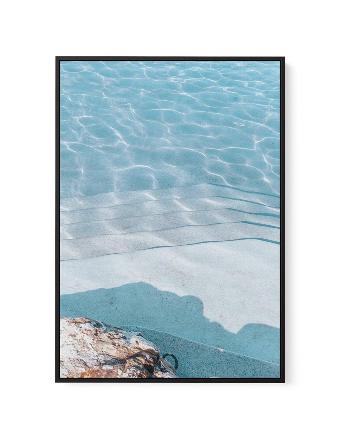 Bronte Pool Abstract II | Framed Canvas-CANVAS-You can shop wall art online with Olive et Oriel for everything from abstract art to fun kids wall art. Our beautiful modern art prints and canvas art are available from large canvas prints to wall art paintings and our proudly Australian artwork collection offers only the highest quality framed large wall art and canvas art Australia - You can buy fashion photography prints or Hampton print posters and paintings on canvas from Olive et Oriel and ha