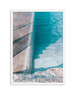 Bronte Pool Abstract I Art Print-PRINT-Olive et Oriel-Olive et Oriel-A5 | 5.8" x 8.3" | 14.8 x 21cm-White-With White Border-Buy-Australian-Art-Prints-Online-with-Olive-et-Oriel-Your-Artwork-Specialists-Austrailia-Decorate-With-Coastal-Photo-Wall-Art-Prints-From-Our-Beach-House-Artwork-Collection-Fine-Poster-and-Framed-Artwork
