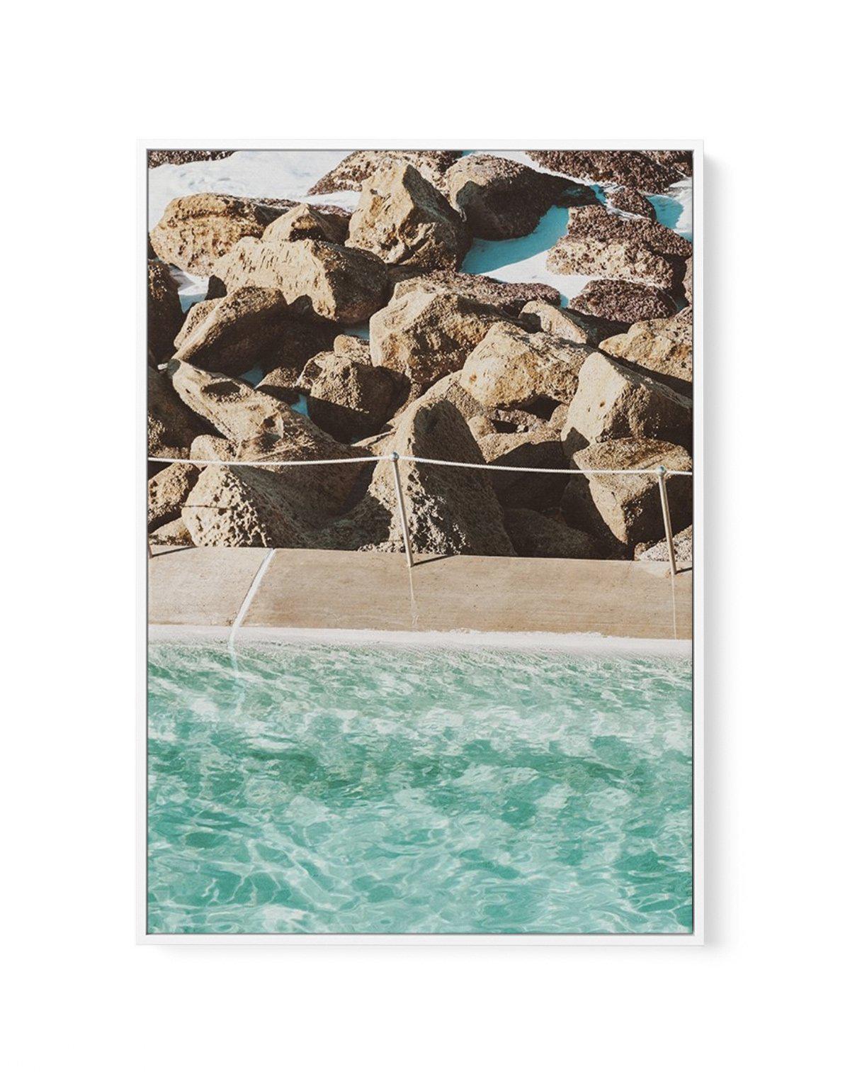 Bronte Pool I | PT | Framed Canvas-CANVAS-You can shop wall art online with Olive et Oriel for everything from abstract art to fun kids wall art. Our beautiful modern art prints and canvas art are available from large canvas prints to wall art paintings and our proudly Australian artwork collection offers only the highest quality framed large wall art and canvas art Australia - You can buy fashion photography prints or Hampton print posters and paintings on canvas from Olive et Oriel and have th