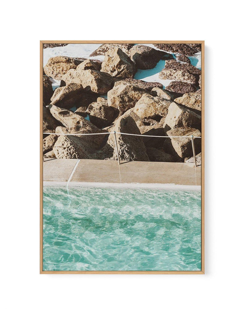 Bronte Pool I | PT | Framed Canvas-CANVAS-You can shop wall art online with Olive et Oriel for everything from abstract art to fun kids wall art. Our beautiful modern art prints and canvas art are available from large canvas prints to wall art paintings and our proudly Australian artwork collection offers only the highest quality framed large wall art and canvas art Australia - You can buy fashion photography prints or Hampton print posters and paintings on canvas from Olive et Oriel and have th