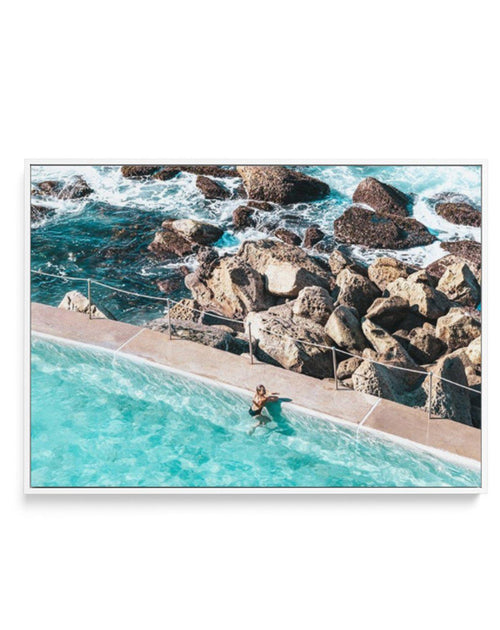 Bronte Pool II | Framed Canvas-CANVAS-You can shop wall art online with Olive et Oriel for everything from abstract art to fun kids wall art. Our beautiful modern art prints and canvas art are available from large canvas prints to wall art paintings and our proudly Australian artwork collection offers only the highest quality framed large wall art and canvas art Australia - You can buy fashion photography prints or Hampton print posters and paintings on canvas from Olive et Oriel and have them d