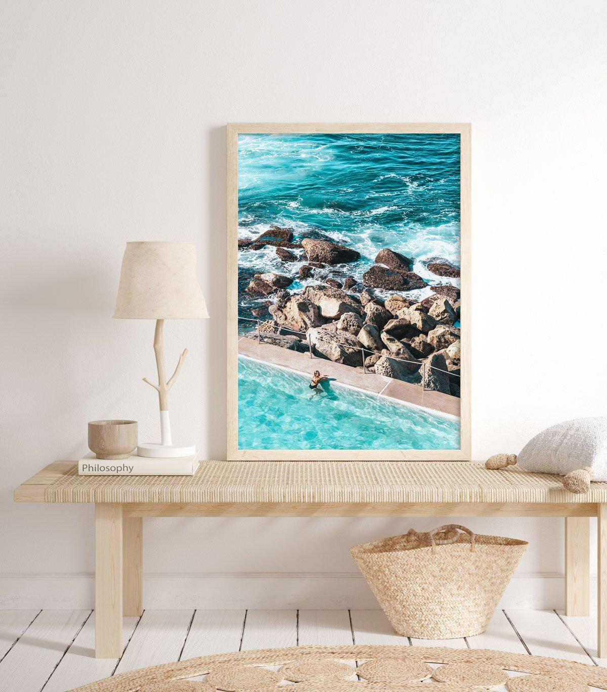 Bronte Pool II | PT Art Print-PRINT-Olive et Oriel-Olive et Oriel-Buy-Australian-Art-Prints-Online-with-Olive-et-Oriel-Your-Artwork-Specialists-Austrailia-Decorate-With-Coastal-Photo-Wall-Art-Prints-From-Our-Beach-House-Artwork-Collection-Fine-Poster-and-Framed-Artwork