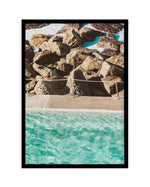Bronte Pool I | PT Art Print-PRINT-Olive et Oriel-Olive et Oriel-A5 | 5.8" x 8.3" | 14.8 x 21cm-Black-With White Border-Buy-Australian-Art-Prints-Online-with-Olive-et-Oriel-Your-Artwork-Specialists-Austrailia-Decorate-With-Coastal-Photo-Wall-Art-Prints-From-Our-Beach-House-Artwork-Collection-Fine-Poster-and-Framed-Artwork