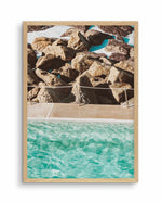 Bronte Pool I | PT Art Print-PRINT-Olive et Oriel-Olive et Oriel-A5 | 5.8" x 8.3" | 14.8 x 21cm-Oak-With White Border-Buy-Australian-Art-Prints-Online-with-Olive-et-Oriel-Your-Artwork-Specialists-Austrailia-Decorate-With-Coastal-Photo-Wall-Art-Prints-From-Our-Beach-House-Artwork-Collection-Fine-Poster-and-Framed-Artwork