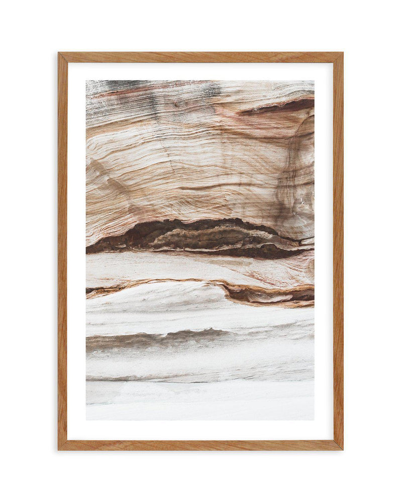 Bronte Rocks II | PT Art Print-PRINT-Olive et Oriel-Olive et Oriel-50x70 cm | 19.6" x 27.5"-Walnut-With White Border-Buy-Australian-Art-Prints-Online-with-Olive-et-Oriel-Your-Artwork-Specialists-Austrailia-Decorate-With-Coastal-Photo-Wall-Art-Prints-From-Our-Beach-House-Artwork-Collection-Fine-Poster-and-Framed-Artwork