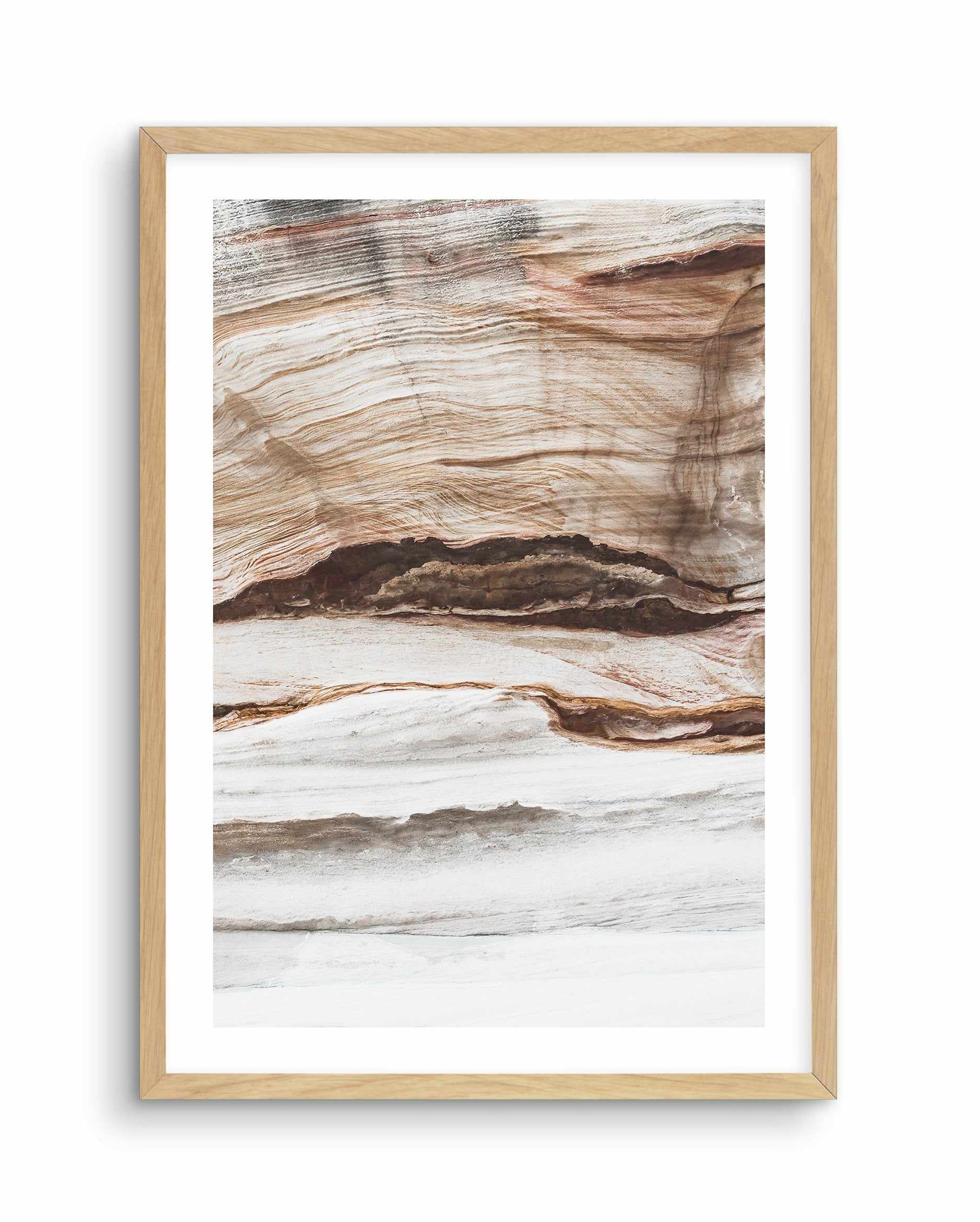 Bronte Rocks II | PT Art Print-PRINT-Olive et Oriel-Olive et Oriel-A5 | 5.8" x 8.3" | 14.8 x 21cm-Oak-With White Border-Buy-Australian-Art-Prints-Online-with-Olive-et-Oriel-Your-Artwork-Specialists-Austrailia-Decorate-With-Coastal-Photo-Wall-Art-Prints-From-Our-Beach-House-Artwork-Collection-Fine-Poster-and-Framed-Artwork