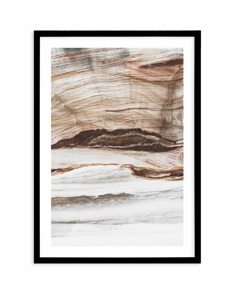 Bronte Rocks II | PT Art Print-PRINT-Olive et Oriel-Olive et Oriel-A5 | 5.8" x 8.3" | 14.8 x 21cm-Black-With White Border-Buy-Australian-Art-Prints-Online-with-Olive-et-Oriel-Your-Artwork-Specialists-Austrailia-Decorate-With-Coastal-Photo-Wall-Art-Prints-From-Our-Beach-House-Artwork-Collection-Fine-Poster-and-Framed-Artwork