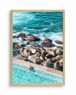 Bronte Pool II | PT Art Print-PRINT-Olive et Oriel-Olive et Oriel-A5 | 5.8" x 8.3" | 14.8 x 21cm-Oak-With White Border-Buy-Australian-Art-Prints-Online-with-Olive-et-Oriel-Your-Artwork-Specialists-Austrailia-Decorate-With-Coastal-Photo-Wall-Art-Prints-From-Our-Beach-House-Artwork-Collection-Fine-Poster-and-Framed-Artwork
