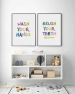 Brush Your Teeth Art Print-PRINT-Olive et Oriel-Olive et Oriel-Buy-Australian-Art-Prints-Online-with-Olive-et-Oriel-Your-Artwork-Specialists-Austrailia-Decorate-With-Coastal-Photo-Wall-Art-Prints-From-Our-Beach-House-Artwork-Collection-Fine-Poster-and-Framed-Artwork