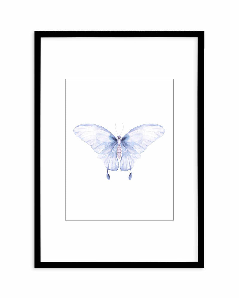 Butterfly I Art Print-PRINT-Olive et Oriel-Olive et Oriel-A5 | 5.8" x 8.3" | 14.8 x 21cm-Black-With White Border-Buy-Australian-Art-Prints-Online-with-Olive-et-Oriel-Your-Artwork-Specialists-Austrailia-Decorate-With-Coastal-Photo-Wall-Art-Prints-From-Our-Beach-House-Artwork-Collection-Fine-Poster-and-Framed-Artwork