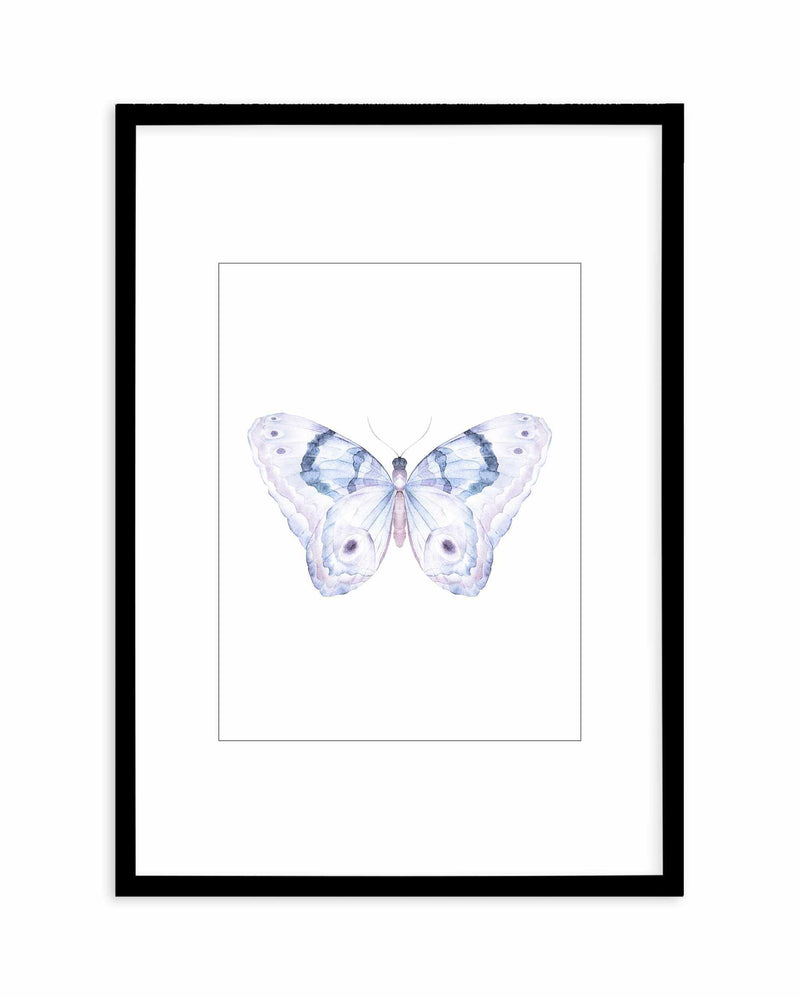Butterfly II Art Print-PRINT-Olive et Oriel-Olive et Oriel-A5 | 5.8" x 8.3" | 14.8 x 21cm-Black-With White Border-Buy-Australian-Art-Prints-Online-with-Olive-et-Oriel-Your-Artwork-Specialists-Austrailia-Decorate-With-Coastal-Photo-Wall-Art-Prints-From-Our-Beach-House-Artwork-Collection-Fine-Poster-and-Framed-Artwork