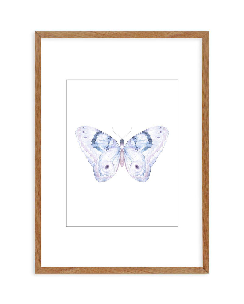 Butterfly II Art Print-PRINT-Olive et Oriel-Olive et Oriel-50x70 cm | 19.6" x 27.5"-Walnut-With White Border-Buy-Australian-Art-Prints-Online-with-Olive-et-Oriel-Your-Artwork-Specialists-Austrailia-Decorate-With-Coastal-Photo-Wall-Art-Prints-From-Our-Beach-House-Artwork-Collection-Fine-Poster-and-Framed-Artwork