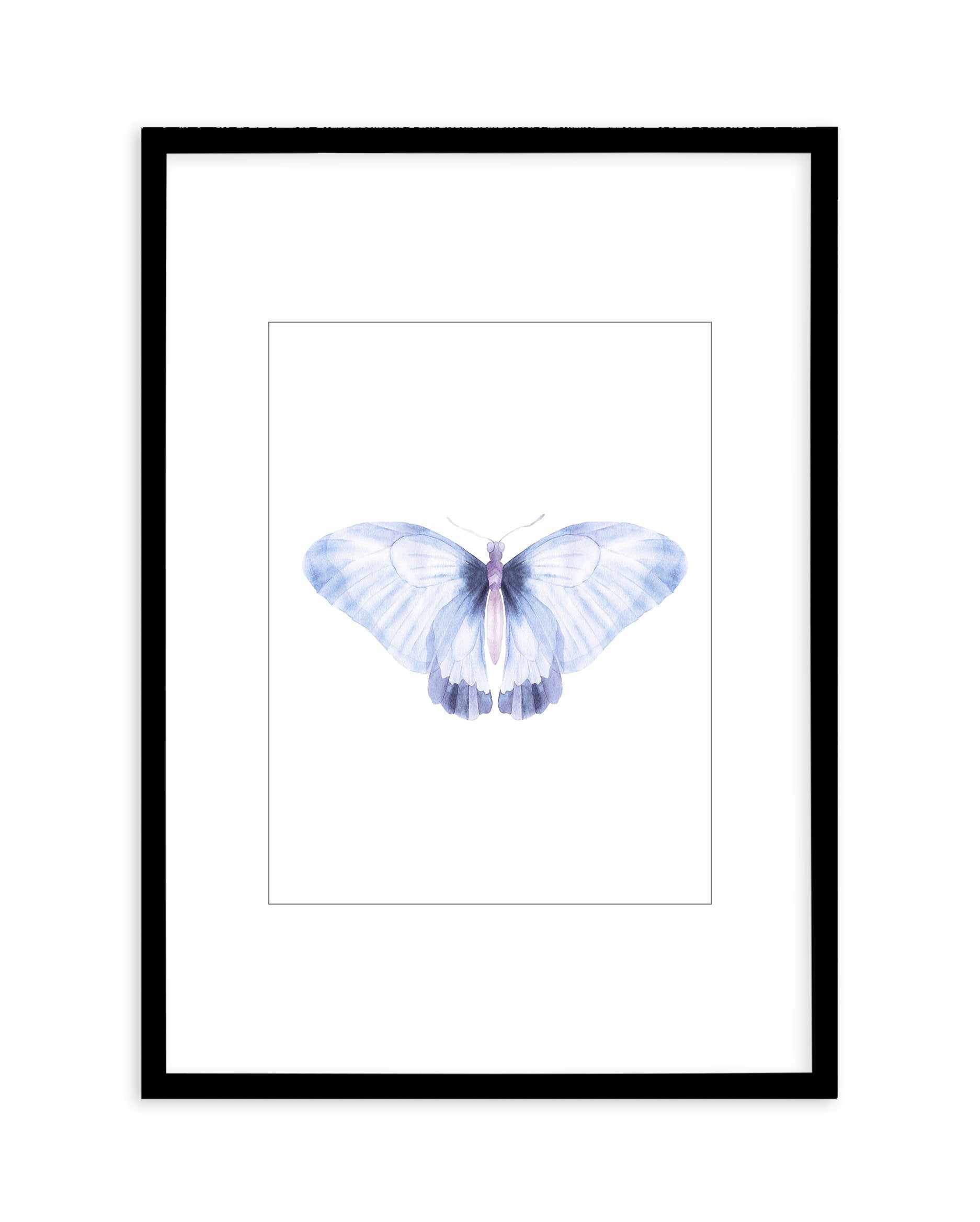 Butterfly III Art Print-PRINT-Olive et Oriel-Olive et Oriel-A5 | 5.8" x 8.3" | 14.8 x 21cm-Black-With White Border-Buy-Australian-Art-Prints-Online-with-Olive-et-Oriel-Your-Artwork-Specialists-Austrailia-Decorate-With-Coastal-Photo-Wall-Art-Prints-From-Our-Beach-House-Artwork-Collection-Fine-Poster-and-Framed-Artwork