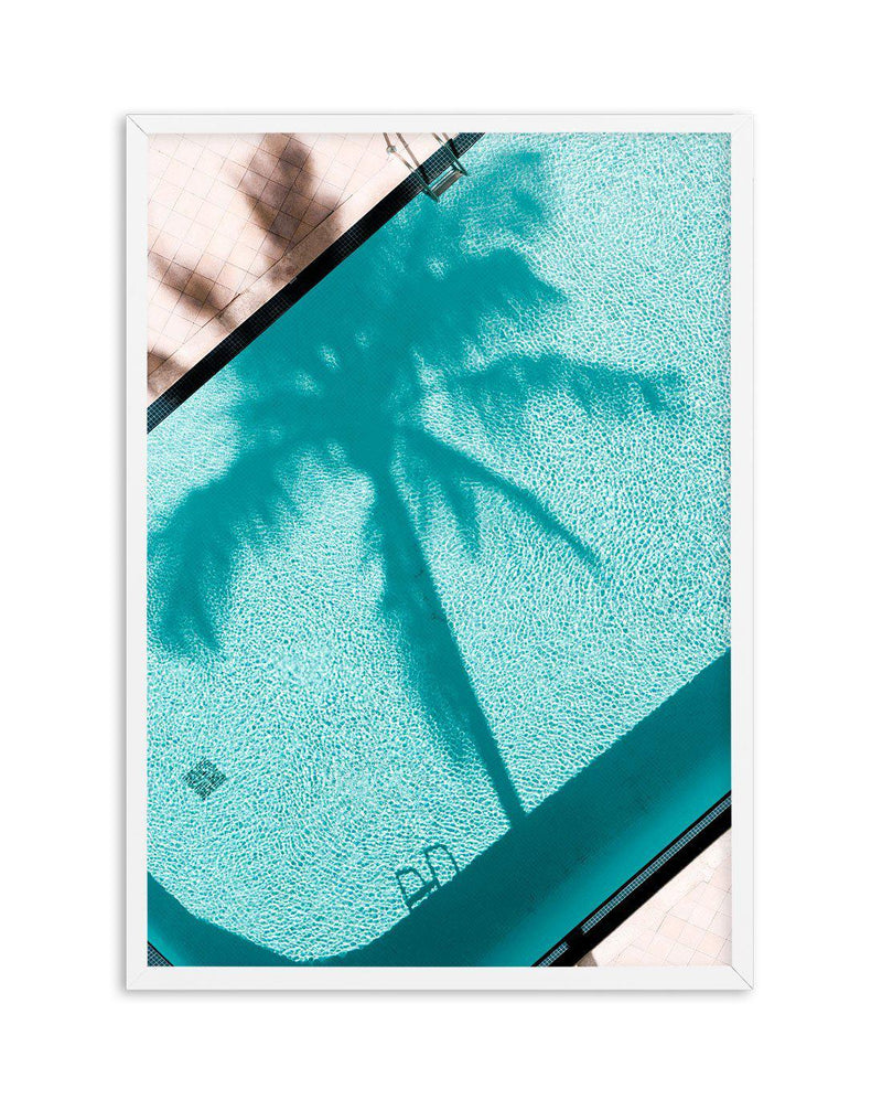 By The Pool Art Print-PRINT-Olive et Oriel-Olive et Oriel-A4 | 8.3" x 11.7" | 21 x 29.7cm-White-With White Border-Buy-Australian-Art-Prints-Online-with-Olive-et-Oriel-Your-Artwork-Specialists-Austrailia-Decorate-With-Coastal-Photo-Wall-Art-Prints-From-Our-Beach-House-Artwork-Collection-Fine-Poster-and-Framed-Artwork