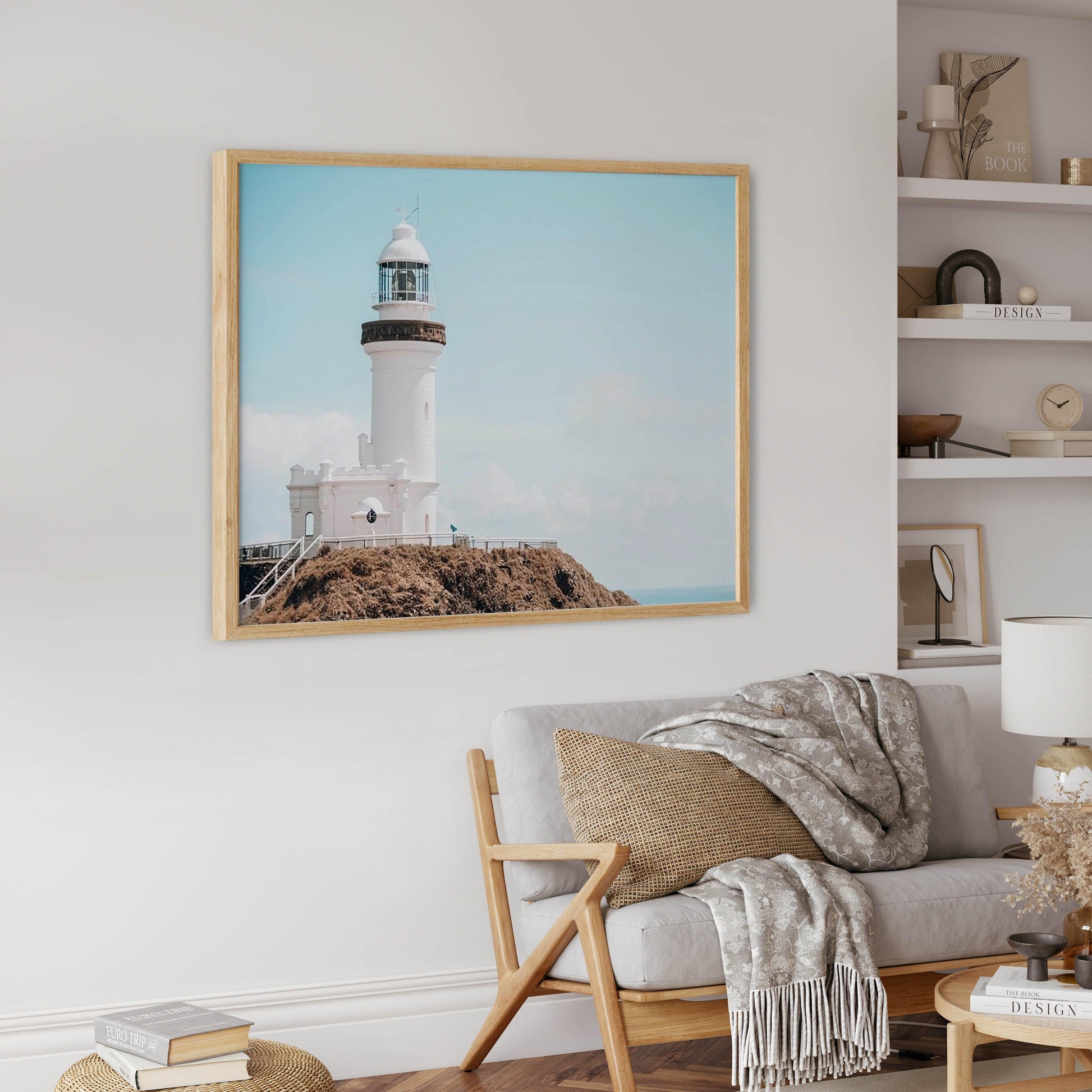 Byron Bay Lighthouse II | LS Art Print-PRINT-Olive et Oriel-Olive et Oriel-Buy-Australian-Art-Prints-Online-with-Olive-et-Oriel-Your-Artwork-Specialists-Austrailia-Decorate-With-Coastal-Photo-Wall-Art-Prints-From-Our-Beach-House-Artwork-Collection-Fine-Poster-and-Framed-Artwork