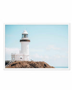 Byron Bay Lighthouse II | LS Art Print-PRINT-Olive et Oriel-Olive et Oriel-A5 | 5.8" x 8.3" | 14.8 x 21cm-White-With White Border-Buy-Australian-Art-Prints-Online-with-Olive-et-Oriel-Your-Artwork-Specialists-Austrailia-Decorate-With-Coastal-Photo-Wall-Art-Prints-From-Our-Beach-House-Artwork-Collection-Fine-Poster-and-Framed-Artwork