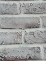 Lime Washed Brick Wallpaper