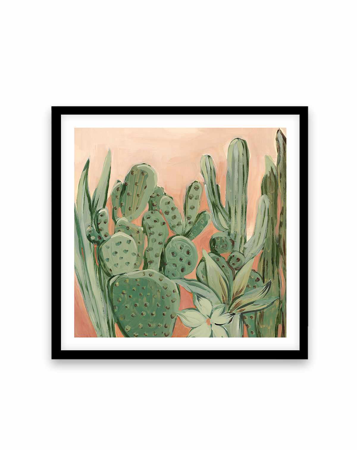 Cactus Square Art Print