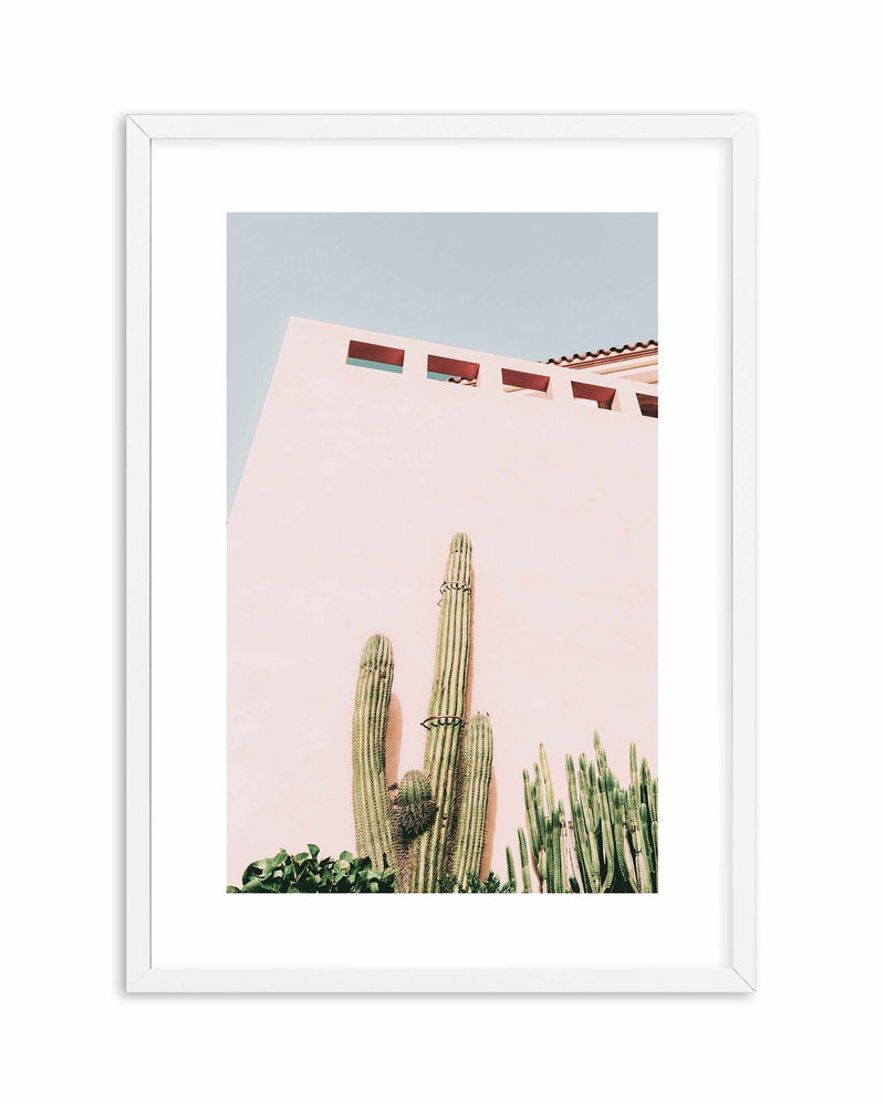 Cactus Wall I Art Print-PRINT-Olive et Oriel-Olive et Oriel-A5 | 5.8" x 8.3" | 14.8 x 21cm-White-With White Border-Buy-Australian-Art-Prints-Online-with-Olive-et-Oriel-Your-Artwork-Specialists-Austrailia-Decorate-With-Coastal-Photo-Wall-Art-Prints-From-Our-Beach-House-Artwork-Collection-Fine-Poster-and-Framed-Artwork
