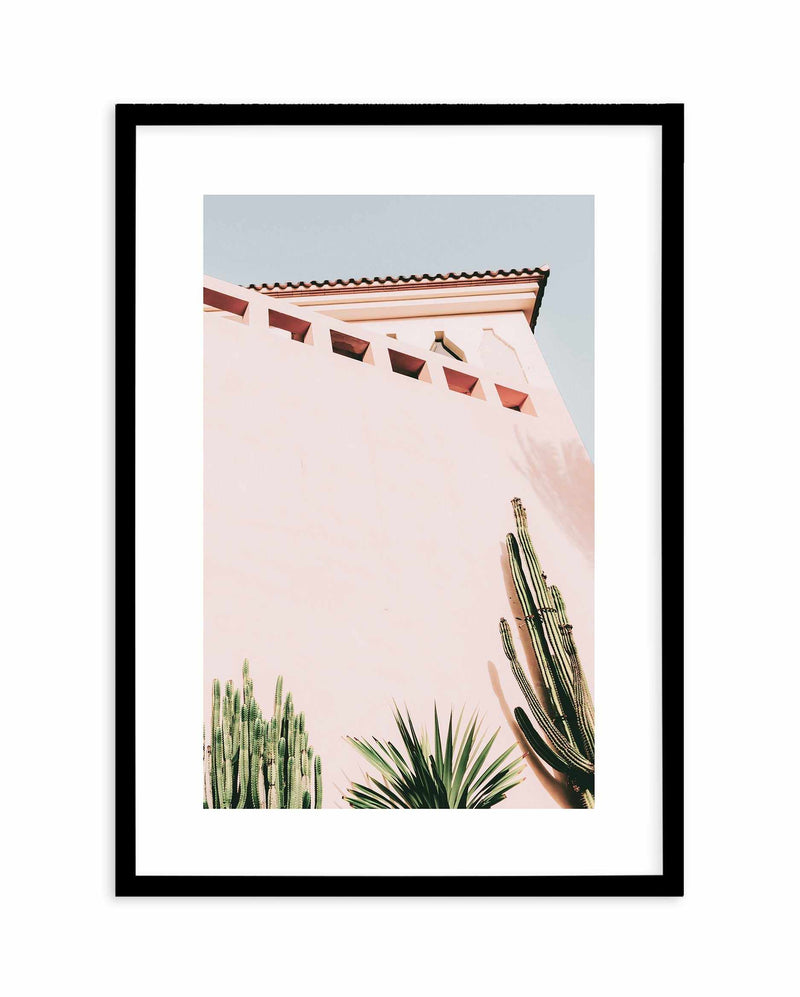 Cactus Wall II Art Print-PRINT-Olive et Oriel-Olive et Oriel-A5 | 5.8" x 8.3" | 14.8 x 21cm-Black-With White Border-Buy-Australian-Art-Prints-Online-with-Olive-et-Oriel-Your-Artwork-Specialists-Austrailia-Decorate-With-Coastal-Photo-Wall-Art-Prints-From-Our-Beach-House-Artwork-Collection-Fine-Poster-and-Framed-Artwork