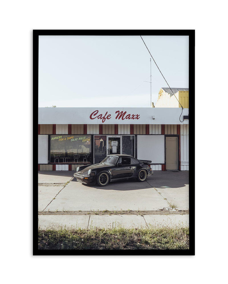 Cafe Maxx By Tim Harris Art Print-PRINT-Olive et Oriel-Tim Harris-A5 | 5.8" x 8.3" | 14.8 x 21cm-Black-With White Border-Buy-Australian-Art-Prints-Online-with-Olive-et-Oriel-Your-Artwork-Specialists-Austrailia-Decorate-With-Coastal-Photo-Wall-Art-Prints-From-Our-Beach-House-Artwork-Collection-Fine-Poster-and-Framed-Artwork